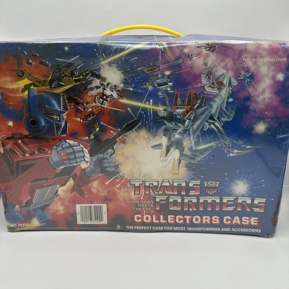 Transformers G1‎ Collectore Case 1984 W/ Insert Tray TARA Toy Corp